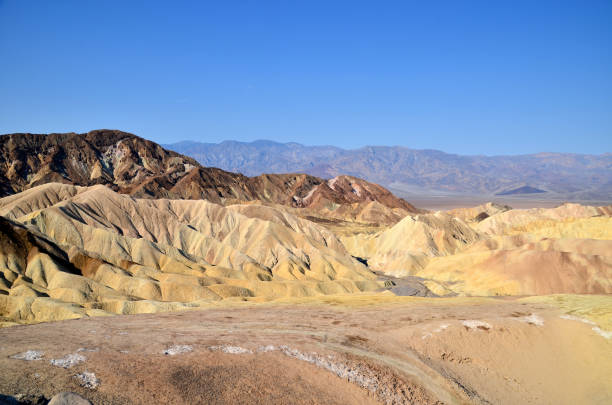 Zabriskie Point, Death Valley stock photo