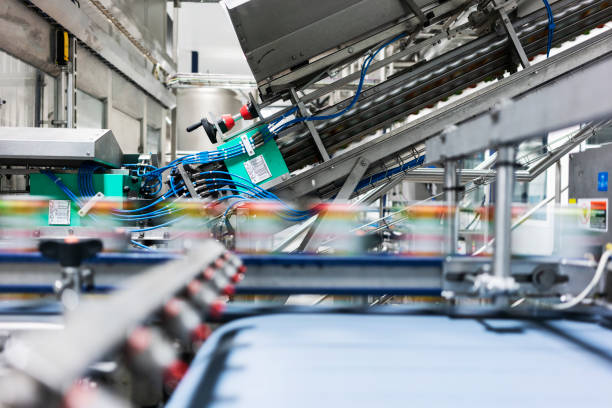 istock Carpet in beverage factory, refrigerants to pass with speed. 994165504