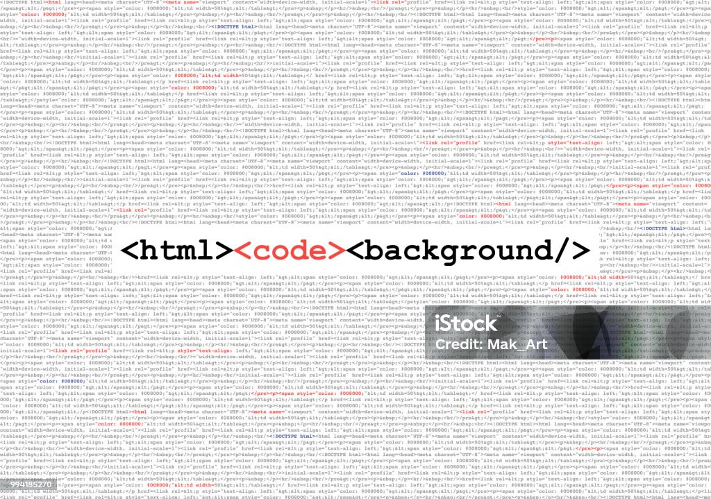 Html Code Abstract Background Stock Illustration - Download Image Now ...