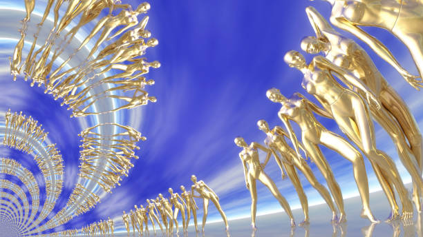 istock Digital 3D Illustration of Manikins, digital Models 994186006