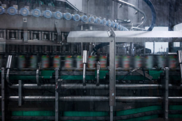 istock Carpet in beverage factory, refrigerants to pass with speed. 994197926