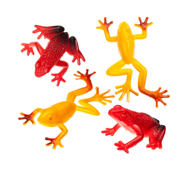 istock Toy frog on white isolated background 994200406