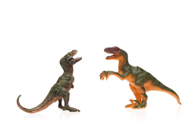 istock Toy dinosaur on white isolated background 994200928