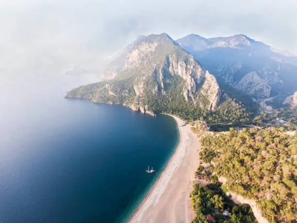 Photo of Amazing aerial view of Olympos in Antalya