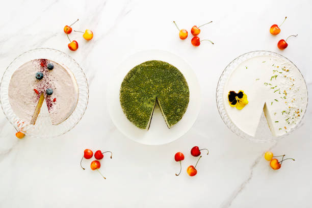 Raw vegan cakes