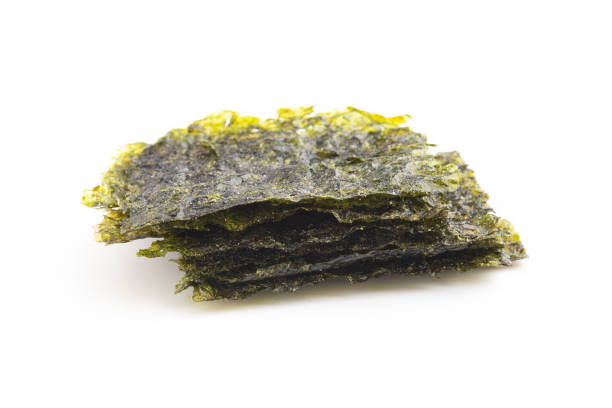 istock Crispy Nori Seaweed on white background 994235490