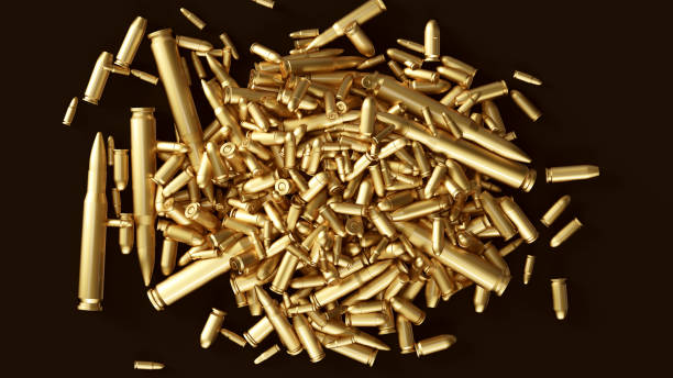 istock Gold Pile of Ammunition 994238160