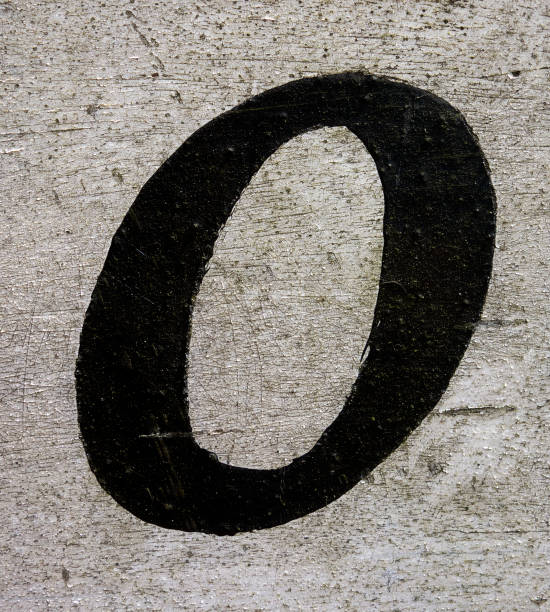 istock Written Wording in Distressed State Typography Found Letter 0 o zero 994242404