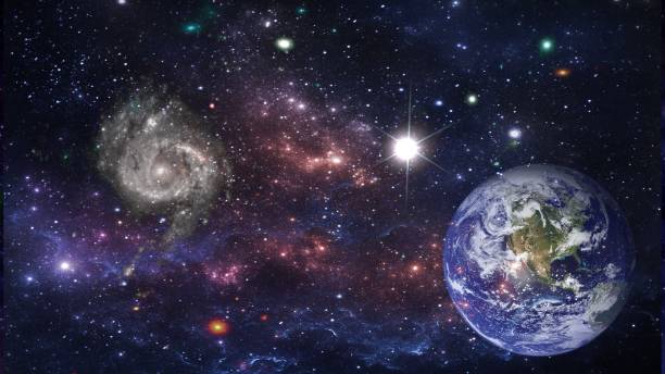 istock Planets and galaxy, science fiction wallpaper. 994242456