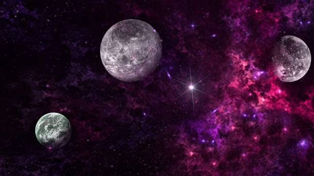 istock Planets and galaxy, science fiction wallpaper. 994242506
