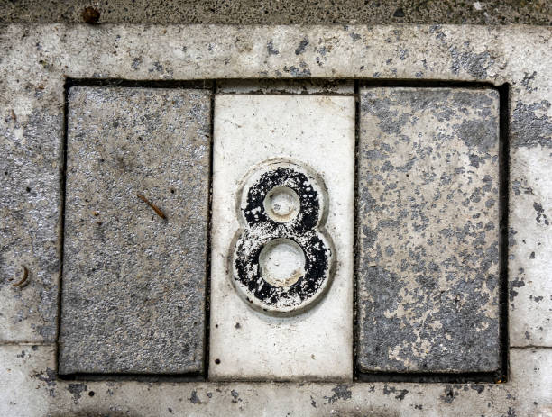 istock Written Wording in Distressed State Typography Found Number three 3 994243200