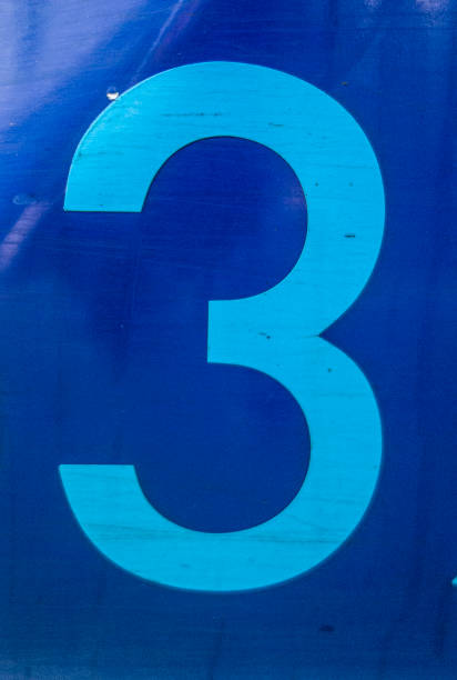 istock Written Wording in Distressed State Typography Found Number three 3 994243696