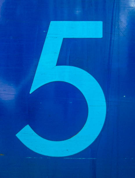istock Written Wording in Distressed State Typography Found Number 5 994245898