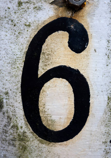 istock Written Wording in Distressed State Typography Found Number 6 994246088