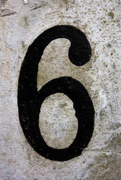 istock Written Wording in Distressed State Typography Found Number 6 994246092