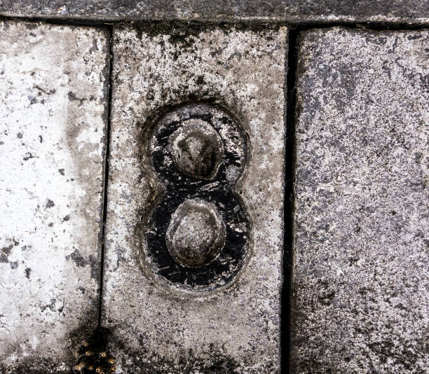 istock Written Wording in Distressed State Typography Found Number 8 994246250
