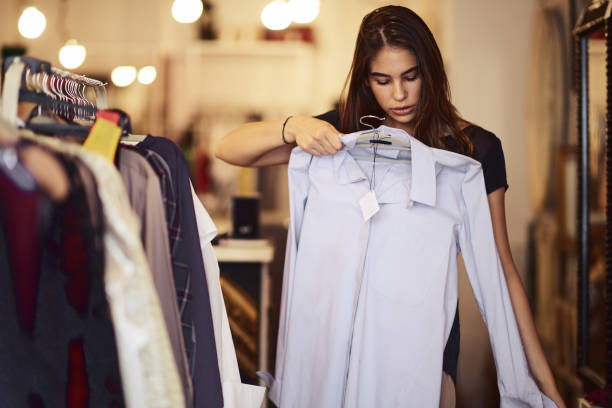 istock Woman in a boutique. 994246930