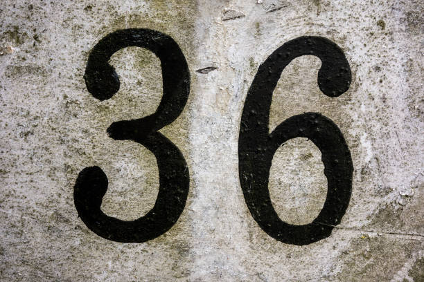 istock Written Wording in Distressed State Typography Found Number 36 994247124