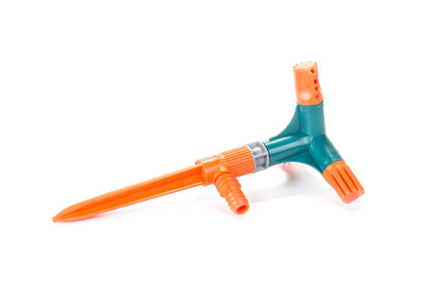 istock Water hose sprinkler isolated on the white 994254726