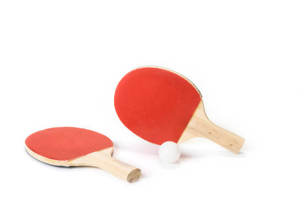 istock Table tennis rackets isolated on the white 994255716