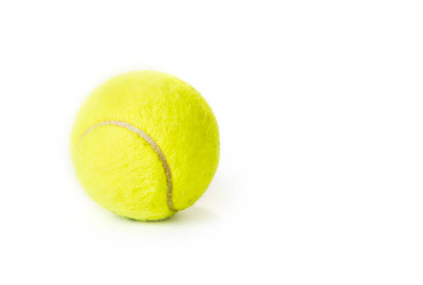 Tennis ball isolated on a white background