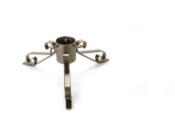 istock Metal christmas tree holder with water dish 994258952