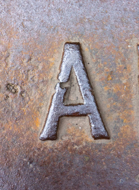 istock Written Wording in Distressed State Typography Found Letter A 994259362
