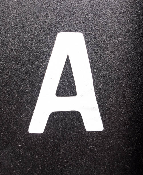 istock Written Wording in Distressed State Typography Found Letter A 994260208