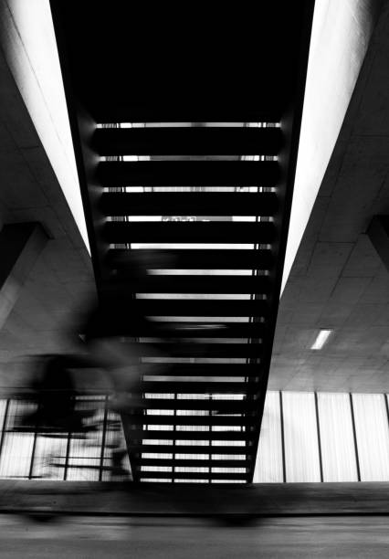 istock B&W stairs / crossing bicycle 994261338