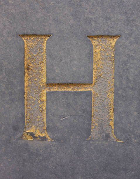 istock Written Wording in Distressed State Typography Found Letter H 994266272