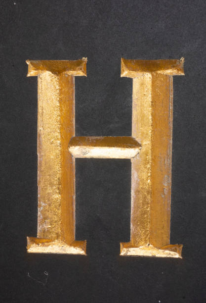 istock Written Wording in Distressed State Typography Found Letter H 994266358