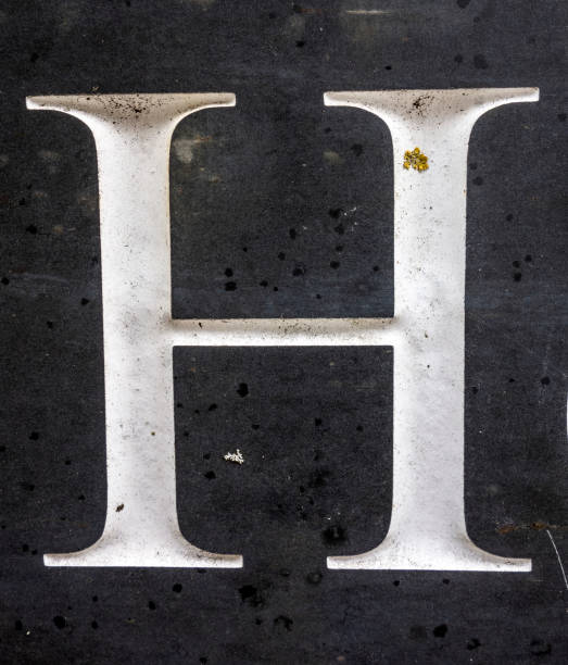 istock Written Wording in Distressed State Typography Found Letter H 994266392