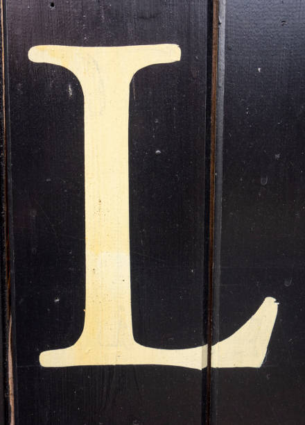 istock Written Wording in Distressed State Typography Found Letter L 994270004