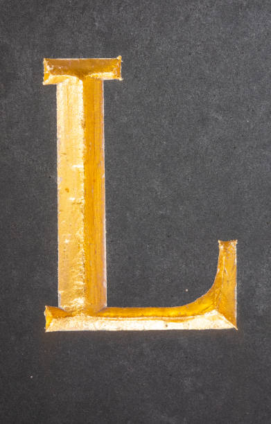 istock Written Wording in Distressed State Typography Found Letter L 994270092