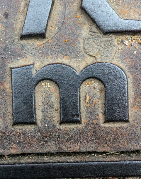 istock Written Wording in Distressed State Typography Found Letter m 994270174