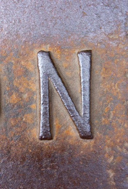 istock Written Wording in Distressed State Typography Found Letter N 994270352