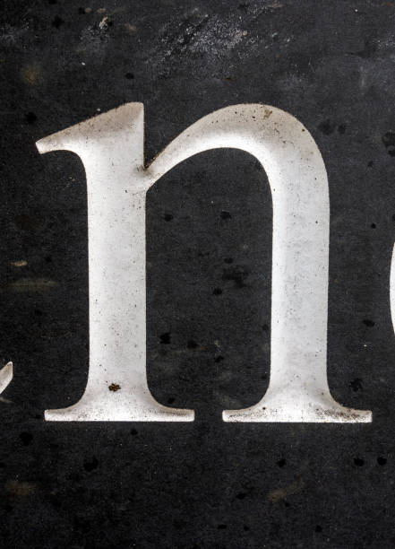istock Written Wording in Distressed State Typography Found Letter N 994272676