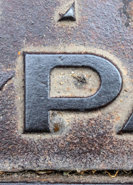 istock Written Wording in Distressed State Typography Found Letter P 994273460