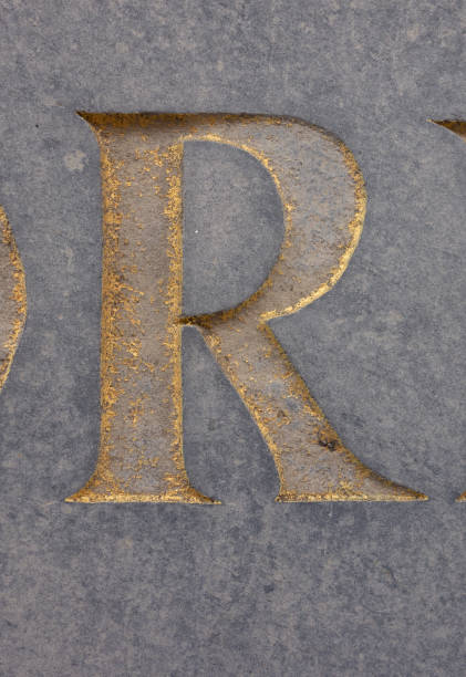 istock Written Wording in Distressed State Typography Found Letter R 994273660