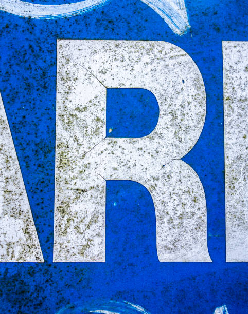 istock Written Wording in Distressed State Typography Found Letter R 994274210