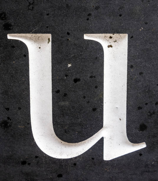 istock Written Wording in Distressed State Typography Found Letter U 994277616