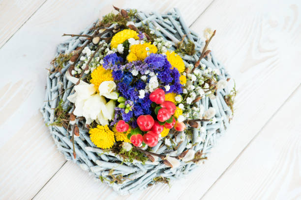 istock happy easter, yellow chick in the nest 994277718