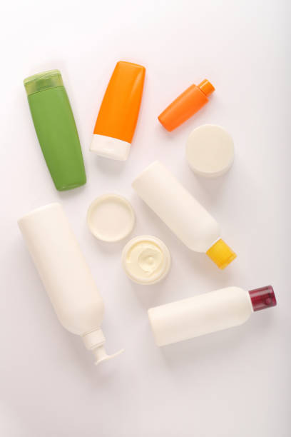 istock Sunblock cosmetic bottle set and sunscreen 994280692