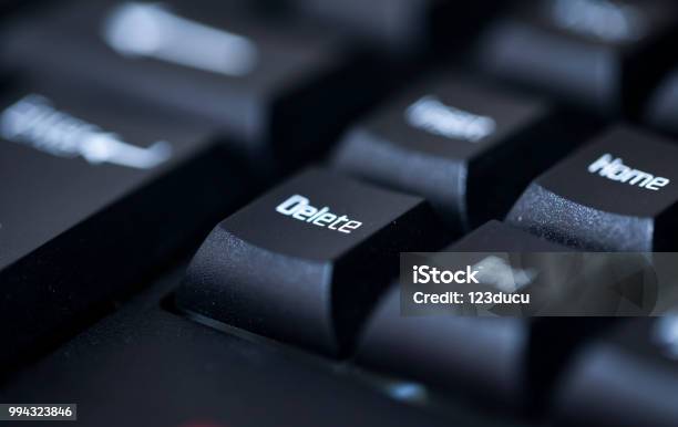Delete Key Stock Photo - Download Image Now - Delete Key, Cleaning, E-Mail