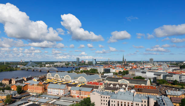 istock Aerial View of Riga, Latvia 994327416