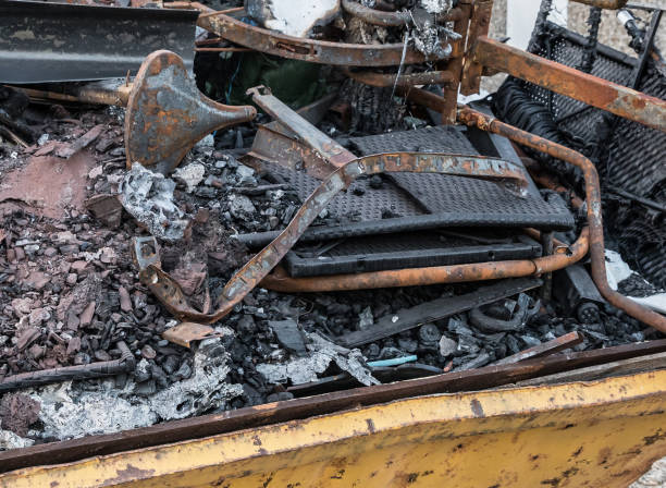 istock House contents damaged by fire dumped in a skip 994363232