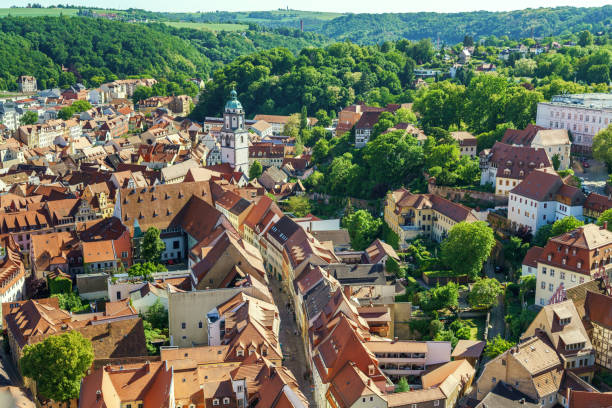 View over Meissen in Saxony, Germany