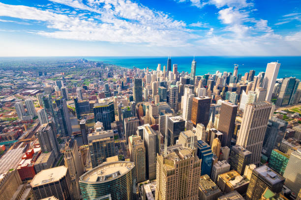 istock Chicago, Illinois, USA Skyline at Dusk 994367930