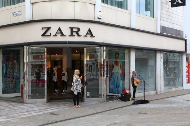 Zara fashion shop stock photo