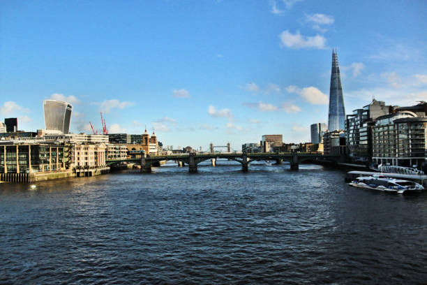 istock A view down the river Thames with the shard in the background 994381794